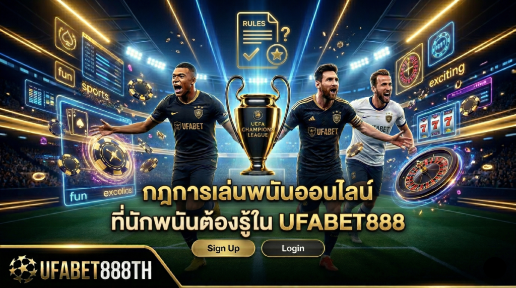 กฎการเล่นพนันออนไลน์ที่นักพนันต้องรู้ใน UFABET888