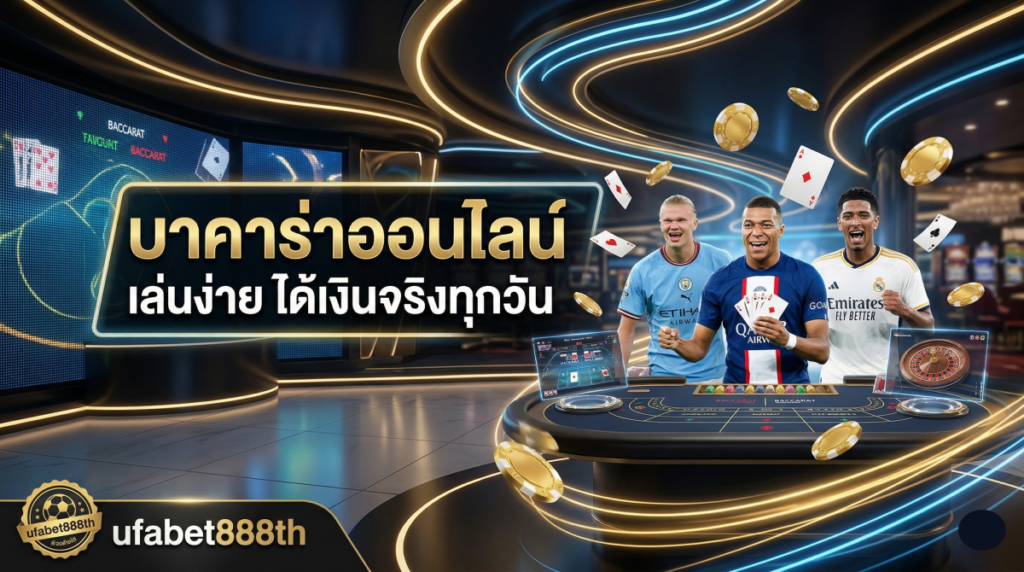 บาคาร่าออนไลน์ เล่นง่าย ได้เงินจริงทุกวัน