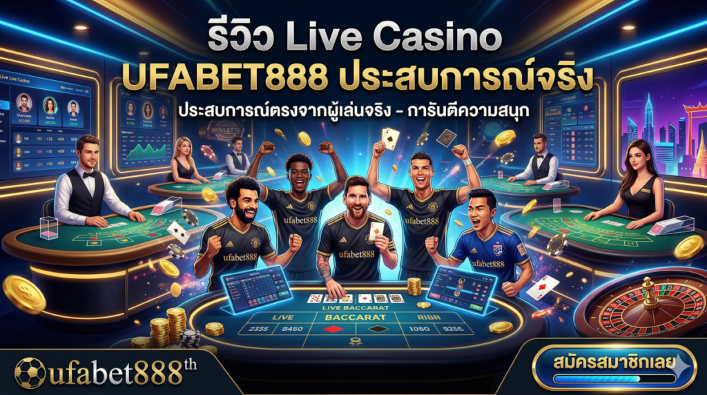 รีวิว Live Casino UFABET888 ประสบการณ์จริงจากผู้เล่น