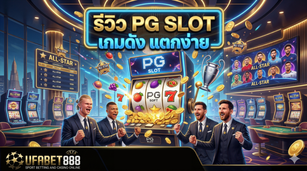รีวิว PG SLOT เกมดัง แตกง่าย ได้เงินจริง
