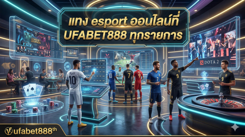 แทง esport ออนไลน์ที่ UFABET888 ทุกรายการทั่วโลก