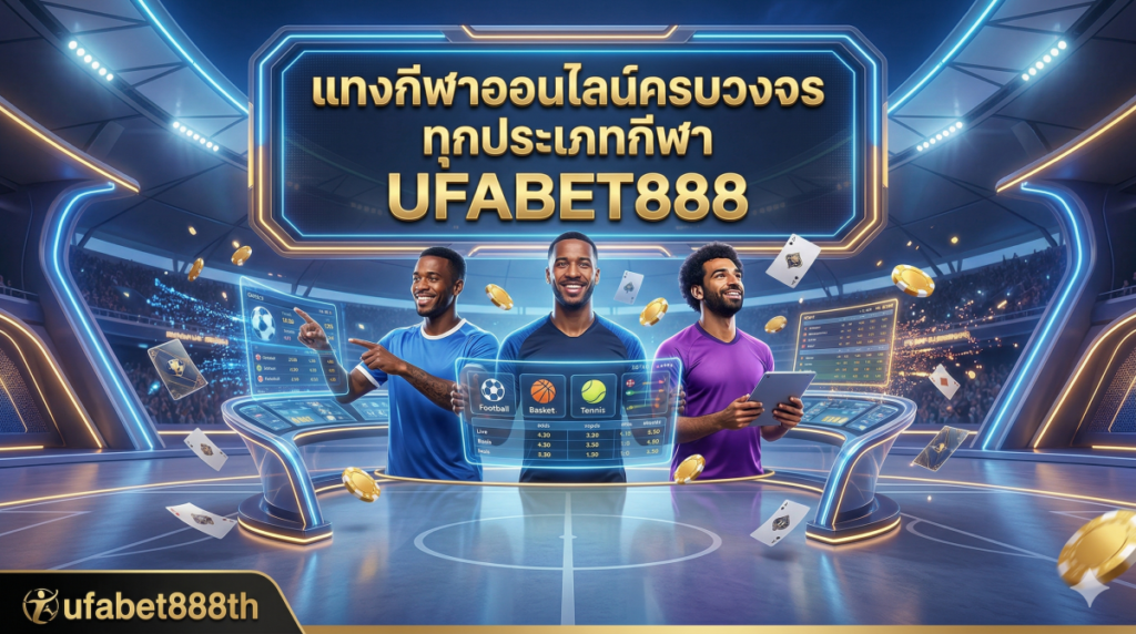 แทงกีฬาออนไลน์ครบวงจร ทุกประเภทกีฬา ที่ UFABET888