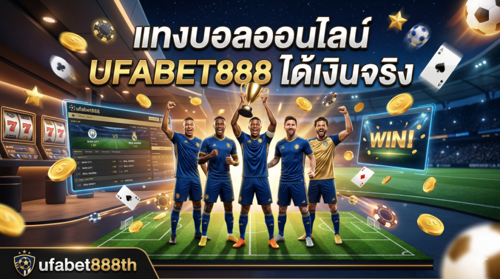 แทงบอลออนไลน์ UFABET888 ได้เงินจริง เว็บแทงบอลอันดับ 1
